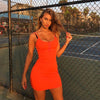 Sexy MiniOrange Dress Neon Sexy Club -  - TheGlowLingerie™️ - TheGlowLingerie™️