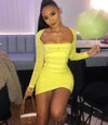 Sexy Mini Dress Neon Sexy Club -  - TheGlowLingerie™️ - TheGlowLingerie™️