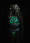 Glow in the Dark Lace Sassy Crop Top